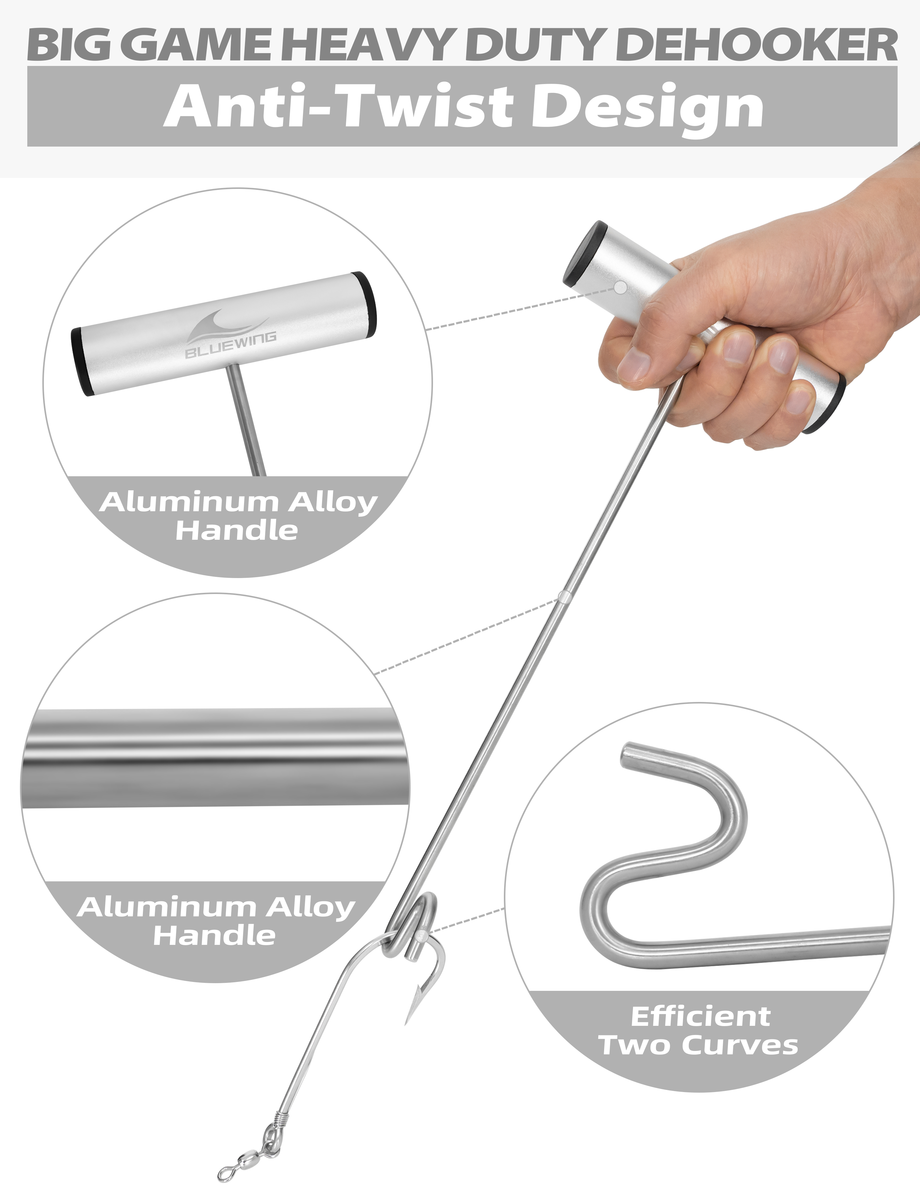 Stainless Steel Hook Remover High Precision Hook Remover Durable,for  Removing Hooks Fishing Hook Removing Tool