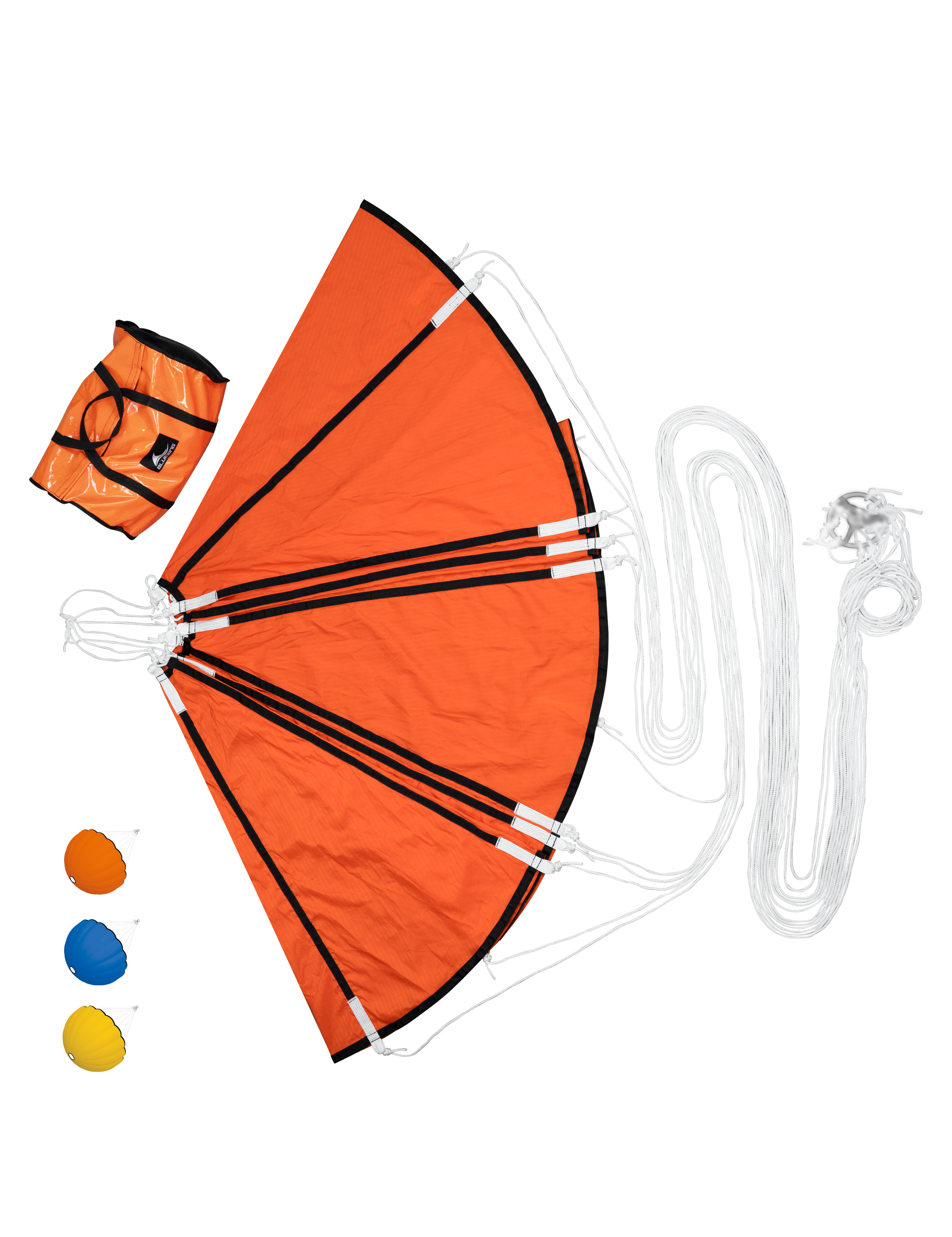 BLUEWING Parachute Sea Anchor 10ft/12ft/14ft/16ft/18ft Drift Sock Sea Anchor Parachute Drift Anchor